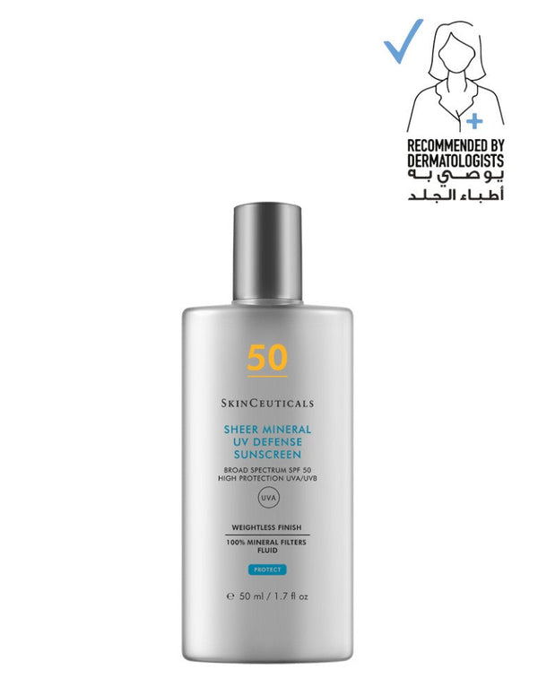 SKINCEUTICALS Sheer Mineral Uv Defense Sunscreen Spf50 For All Skin Types 50ml