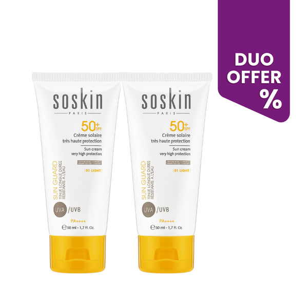 SOSKIN Tinted Sunscreen SPF 50+ 01 Light DUO