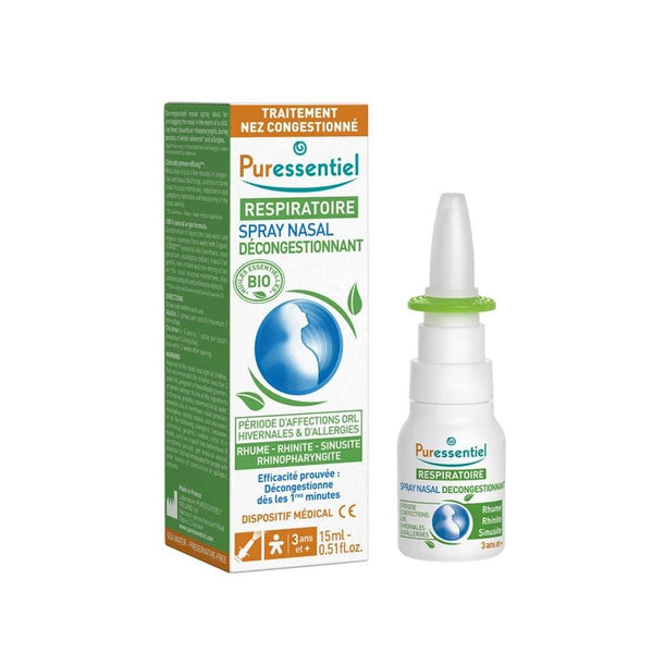 PURESSENTIEL Spray Nasal Decongestionnant 15 ML