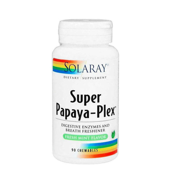 SOLARAY Super Papaya-Plex - Fresh Mint Flavor