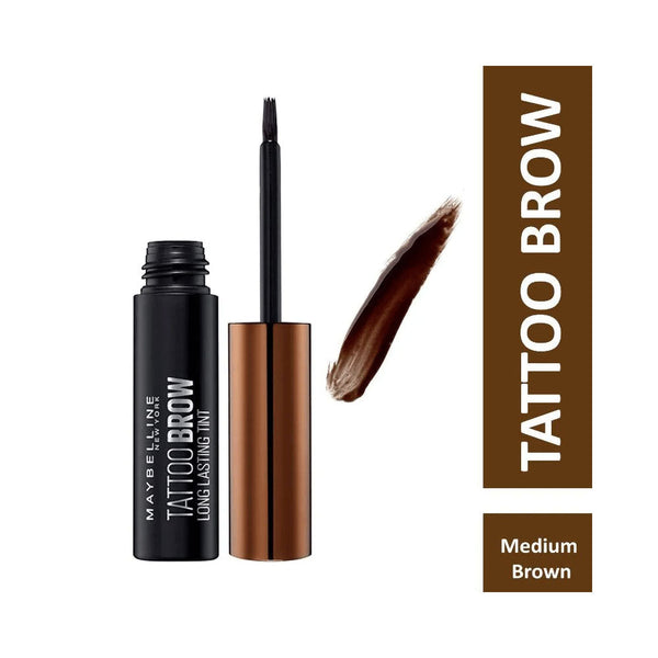 MAYBELLINE New York Tattoo Brow 3 Day Gel Tint Medium Brown