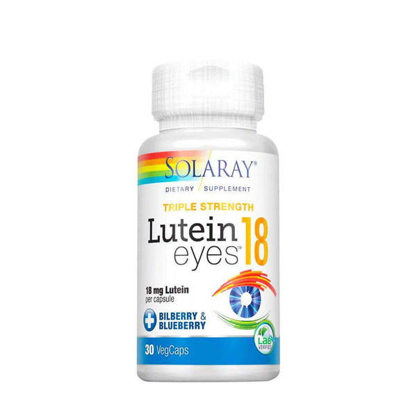 SOLARAY Triple Strength Lutein Eyes 18 mg + Bilberry & Blueberry