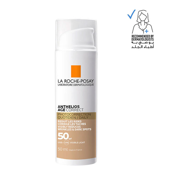 LA ROCHE-POSAY Anthelios Age Correct SPF50 Anti Ageing Tinted Sunscreen with Niacinamide 50ml