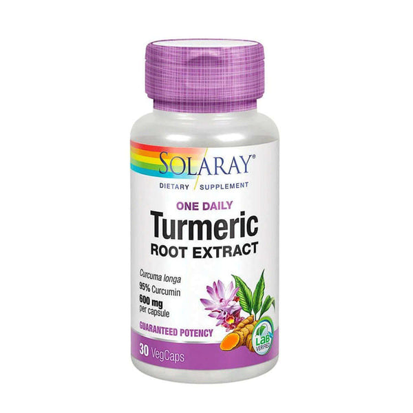 SOLARAY One Daily Tumeric 600mg