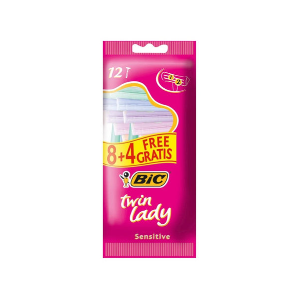 BIC Twin Lady Pouch 8+4 Neutral