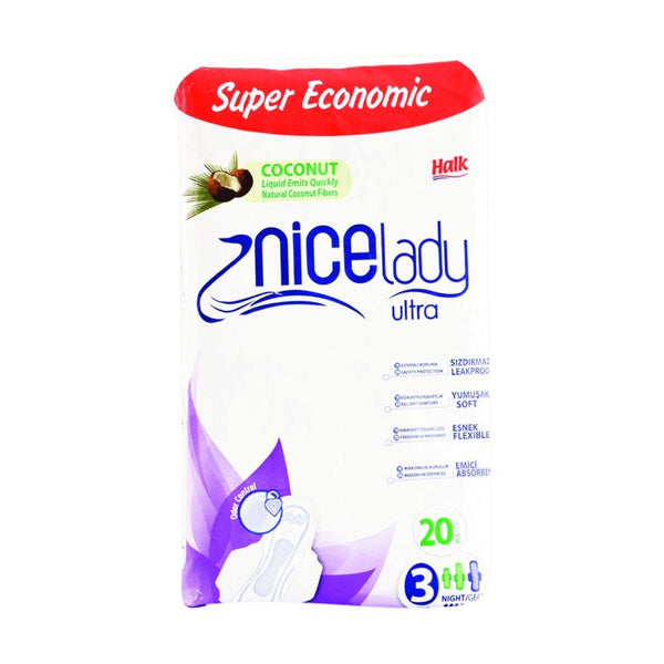 NICE LADY Ultra Hygiene Pads Night *20