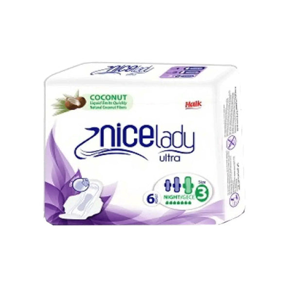 NICE LADY Ultra Hygiene Pads Night *6