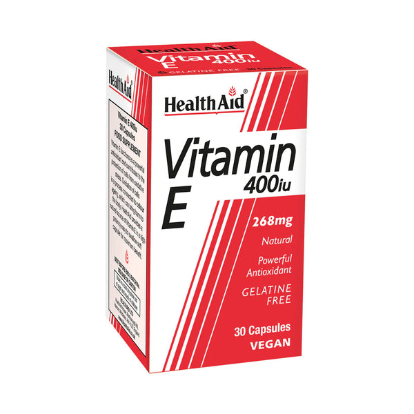 HEALTHAID Vitamin E 400 30veg tabs