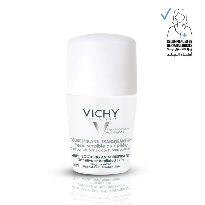 VICHY 48 Hours Anti Perspirant Deodorant For Sensitive Skin 50ml