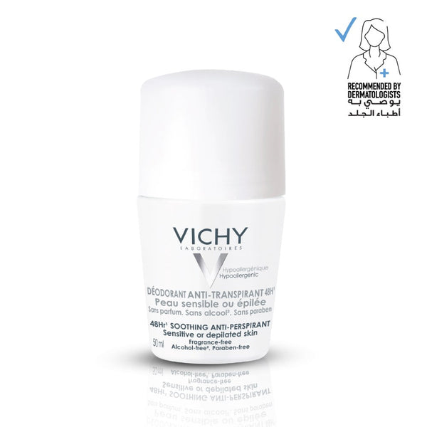 VICHY 48 Hours Anti Perspirant Deodorant For Sensitive Skin 50ml