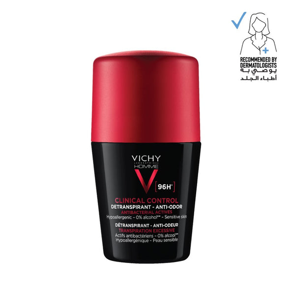 VICHY 96 Hour Clinical Control Deodorant For Men 50ml