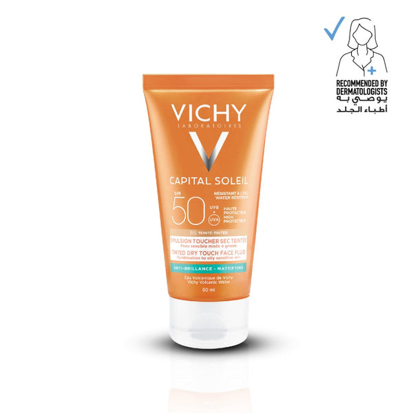 VICHY Capital Soleil Dry Touch Anti Shine Sunscreen For Combination To Oily Skin Spf50 50ml