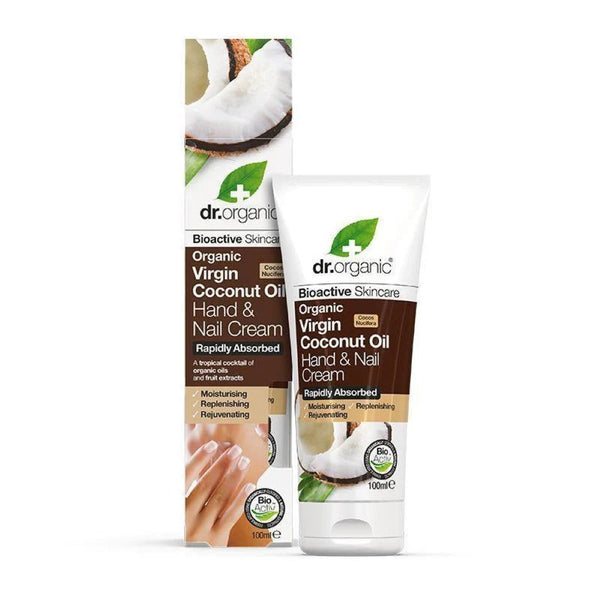 DR ORGANIC Virgin Coconut Oil Hand & Nail Cream 100 Ml