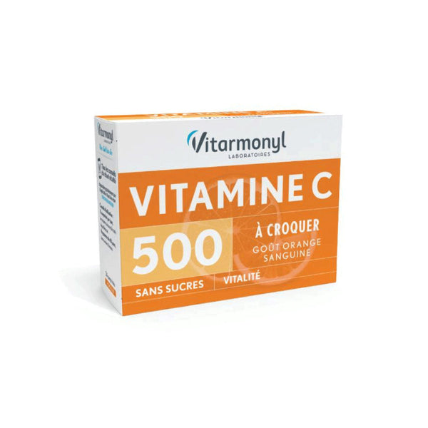 VITARMONYL Vit C 500 A Croquer Sans Sucre