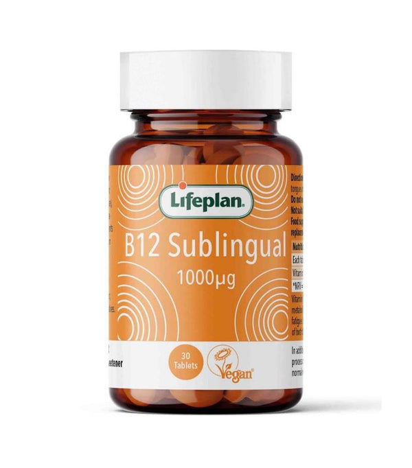 LIFEPLAN Vit B12 1000g 30 Tab (Sublingual)