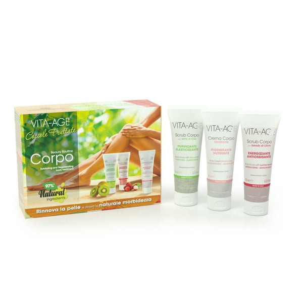 VITA AGE Coccole Fruttate Body Scrub Package