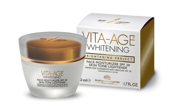 VITA AGE Whitening Face Moisturizer Spf 20 Skin Tone Lightener 50ml