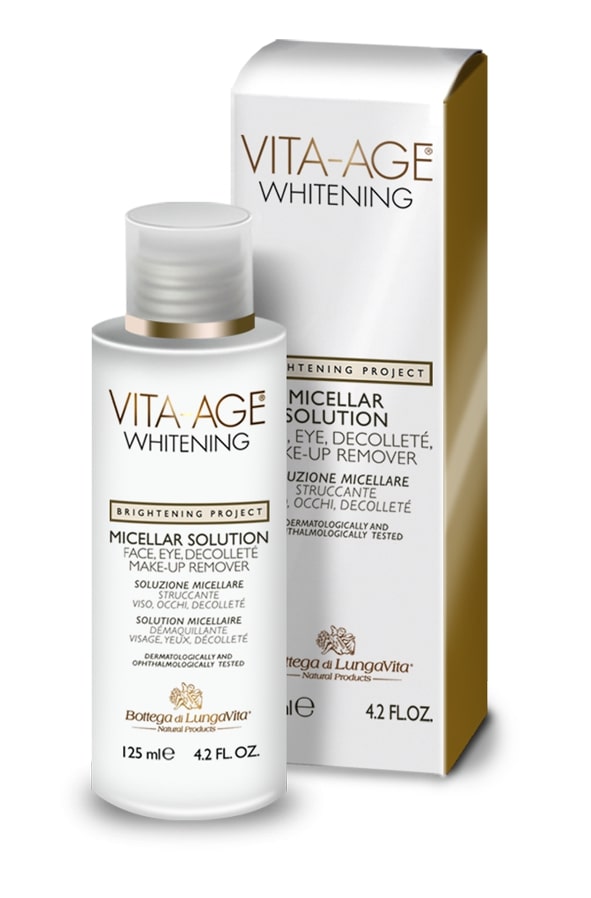 VITA AGE Whitening Micellar Solution Face Eyes Decolte 125ml