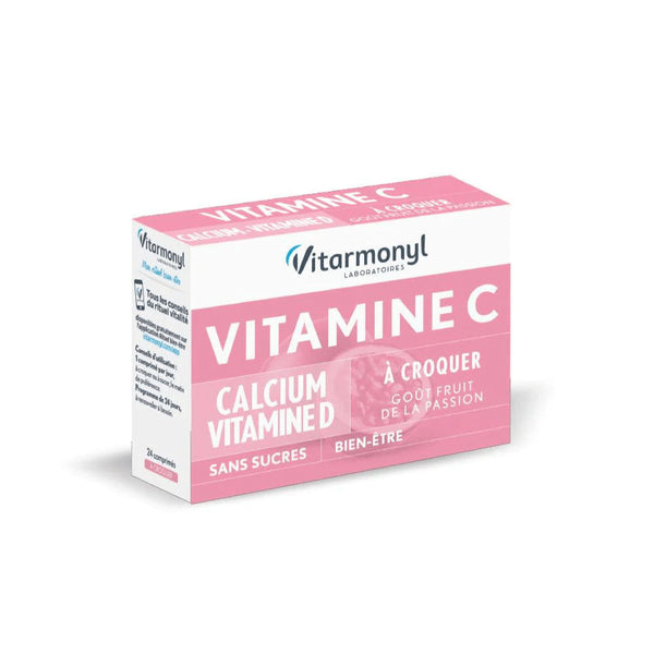 VITARMONYL Vitamin C + Calcium + Vitamin D Sans Sucres