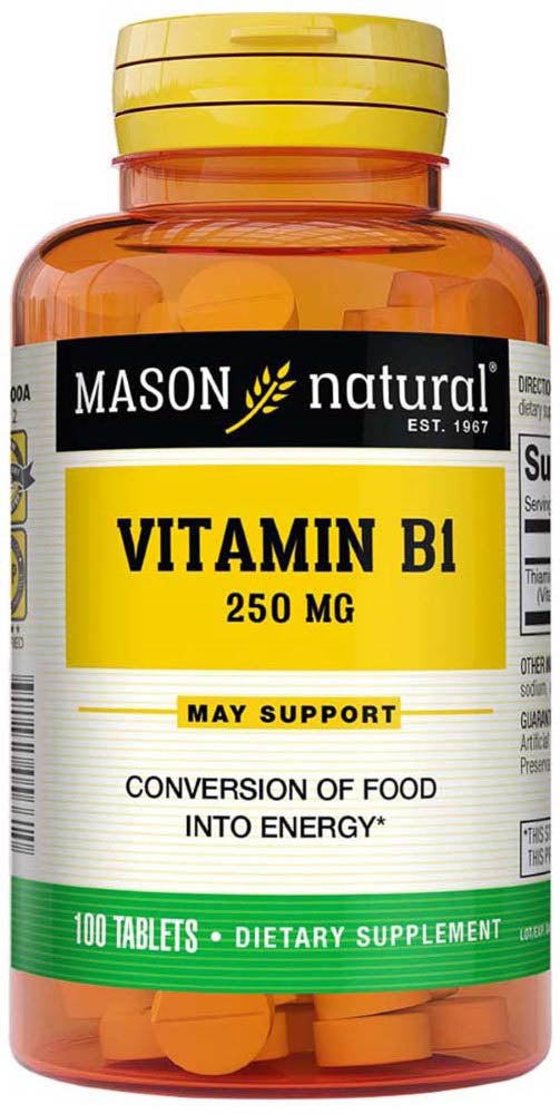 MASON Vitamin B1 250Mg - 100 Tablets