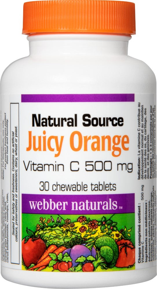 WEBBER NATURALS Vitamin C 500Mg - 30 Tablets