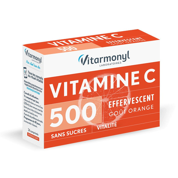 VITARMONYL Vit C 500 Effervescent-Orange Sans Sucrres