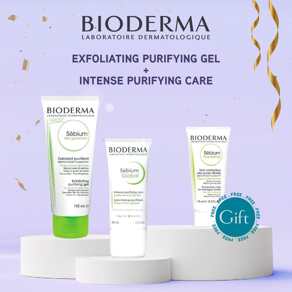 BIODERMA Exfoliating Purifying Gel + Intense Purifying Care