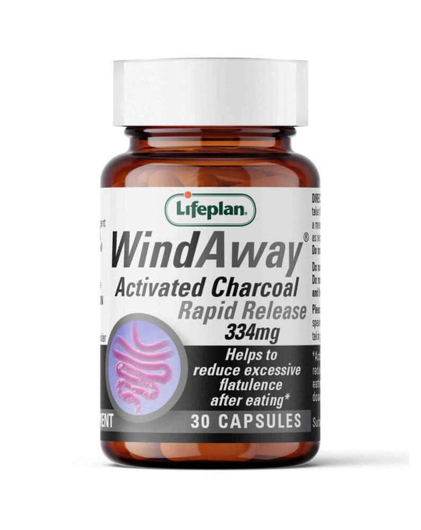 LIFEPLAN Windaway Charcoal 30 Caps