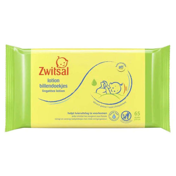 ZWITSAL Wipes Lotion 2*65Pc