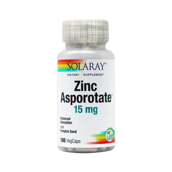 SOLARAY Zinc Asporotate 15mg